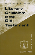 Literary criticism of the Old Testament