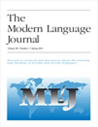 The Modern language journal.