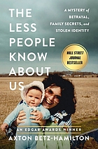 The less people know about us : a mystery of betrayal, family secrets, and stolen identity