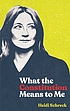 What the Constitution means to me by  Heidi Schreck 